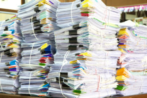 Stack of documents, how long should you keep them?